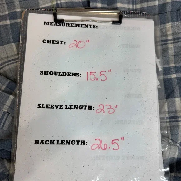 J. CREW Button Up Twill Shirt Suede Elbow Patches SM Plaid Blue Gray Equestrian - Picture 10 of 10